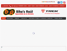 Tablet Screenshot of bikesraul.com